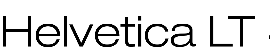 Helvetica LT 43 Light Extended Font Download Free